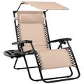 Arlmont & Co. Danny-Jay Reclining Zero Gravity Chair w/ Cushion Metal in Brown | Wayfair 5C08A90F144245DBBDACE54B662BF075