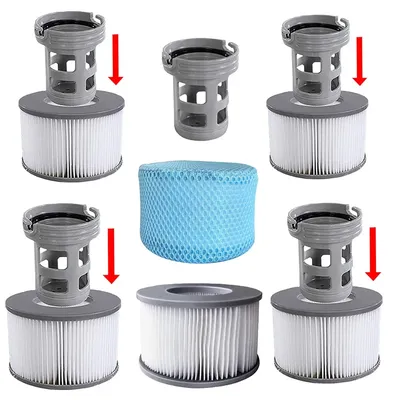 Filter for Miweba MSpa Whirlpool Replacement Filter/Filter Holder for Inflatable Pools - Delight - Premium - Elite - Concept