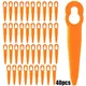 40pc Plastic Blades Cordless Strimmer Grass Trimmer Knives Replacement Tool Part Garden Power Tool