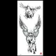 Waterproof Temporary Tattoo Sticker unicorn fly horse angel pegasus tatto flash tatoo fake tattoos