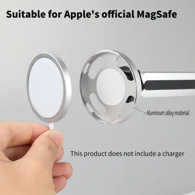 Suitable For Apple MagSagfe Charger 15W 25W Car Navigation Base Wireless Charger Phone Holder Car Air Outlet Holder
