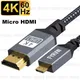 Micro HDMI to HDMI-compatible Cable 4K HDR ARC For GoPro Hero Raspberry Pi 4 Sony A6000 Nikon Yoga 3
