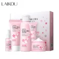 LAIKOU Sakura Skincare Set 5-piece Gift Facial Care Set Moisturizing and Moisturizing Whitening