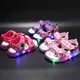 Disney Boys Girls Cartoon Mickey Mouse Led Light Up Luminous Sports Sandals Summer Kids Sandals