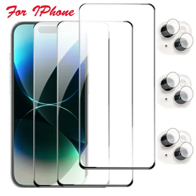 iphone 14 pro Tempered Glass For iphone 14 pro max Screen Protector iphone 13 pro max Mica iphone 12