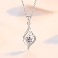 2024 925 Sterling Silver Zircon Shiny Charm Pendant Woman Jewelry Making Bracelet Necklace Handmade