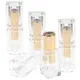 4 Empty Lipstick Tube Clear Lip Balm Tube Container Self- made Lipstick Mold Lip Balm Tubes for Diy