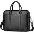 Men's Briefcase Tote Laptop Bags for Men Business Shoulder Cross Bag Man Pu Leather Office Executive