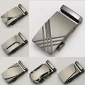 Fashion Men's Business Alloy Automatic Buckle Unique Men Plaque Belt Buckles for 3.5cm Ratchet Men