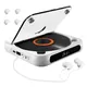 Portable CD Player Bluetooth-compatible 5.1 Wireless Music Players CD/CD-R/CD-RW/MP3/WMA Audio