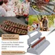 Gray Plastic Kebab Maker Press Manual Kebab Maker Press Kabob Maker Barbecue Skewers