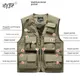 Multi Pocket Fishing Vests Quick Breathable Outdoor Mesh Jackets Photography Hiking Vest Outdoor