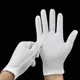 24PCS White Gloves 12 Pairs Soft Cotton Gloves Coin Jewelry Silver Inspection Gloves Stretchable