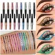 16 Colors Liquid Eyeliner Pen Waterproof Eyeshadow Pen Long Lasting Monochrome Metallic Color Pearly