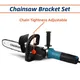 Chainsaw Bracket Parts Change Angle Grinder Into Chain Saw Wood Cutting Electric Saw 11.5inch 29cm