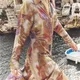 2024ZAR * Spring/Summer New Women's Clothing Style Versatile Slim and Leisure Layered Tone Printed