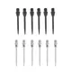 6 Pcs Darts Steel Tips Conversion Tip Points Flights Steel Needle Tip Darts Needle Accessories 2