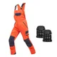 Orange Work Bib and Brace Overalls with Knee Pads Pocket Orange Overalls work wear Craftsman Bib