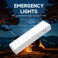 LED Emergency Light Rechargeable Portable Indoor Fire Fighting Lamps Wall-mounted Home Lights 30LEDs