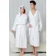 100% Cotton Hooded Robes For Women Autumn New Dressing Gown Men Kimono Bathrobe Long Solid Bath Robe