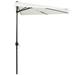 Latitude Run® Midtown 130" Market Umbrella w/ Crank Lift Counter Weights Included | 100.5 H x 130 W x 65 D in | Wayfair