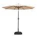 Latitude Run® Amarlia 8' 10" Market Umbrella, Polyester in Brown | 96.45 H x 106 W x 106 D in | Wayfair E7D1CBB69F384A01AA2C445BA568DBEA