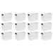 Sterilite Clear Plastic Stackable Storage Bin w/ White Latch Lid | 12 Pack | Wayfair 12 x 19859806