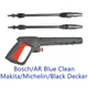 Pistolet à jet d'eau pour lave-auto nettoyeur haute pression buse pour AR Blue Clean Black