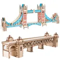 Jeux de puzzle Tower Bridge pour adultes modèle de construction en bois 3D puzzle en bois