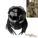 Casque intégral de moto Predator en fibre de carbone casque Iron Man DOT Casco Kokor masque