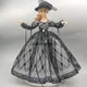 11.5 "schwarz Puff Sleeve Prinzessin Kleid Für Barbie Kleidung Für Barbie Puppe Outfits Bowknot