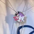 Collier Kuromi HelloKitty Melody pendentif mignon Sanurgente collier réglable magnétique bijoux