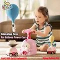 Kinder Neuheit Ballon Auto Trägheit Luftballon Power Autos Modell Spielzeug Presse Kraft fahrzeug