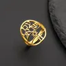 Sipuris Jewish Chai simbolo della vita anelli per donna uomo anello ebraico stella di David Hashanah