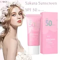 Laikou Sakura Crema solare idratante Protezione solare per il viso Blocco solare Spf50 Gel Lozione isolante Crema solare per il viso
