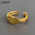 LIVVY – bagues ouvertes Vintage pour femmes couleur argent étoiles bijoux belles bagues ouvertes