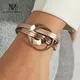 NewMoon-Bracelet en cuir multicouche bohème jonc de connaissance chaud mode abonnés document