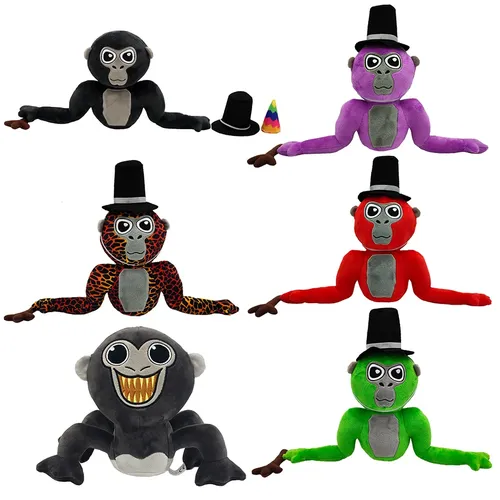 Neueste Gorilla Tag Monke Plüsch Spielzeug puppen niedlichen Cartoon Tier ausgestopft Stofftier