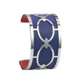 Bracelets de manchette en argent avec feuilles Cremo pour femme bracelets en acier inoxydable