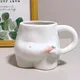 European 320ml Ceramic Cup Cute Belly Cup Coffee Cup Set Creative Art Milk Cup Modern Living Room