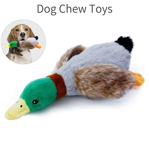 Hund Kau spielzeug niedlichen Plüsch Ente Sound Spielzeug gefüllt quietschende Tier Quietschen