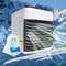 Refroidisseur portable avec eau climatiseur mini ventilateur avec 3 vitesses refroidisseur d