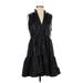 Amanda Uprichard Casual Dress - DropWaist: Black Dresses - Women's Size Small