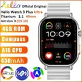 Montre connectée Hello Watch 3 Plus pour homme AMOLED NDavid boussole toujours en affichage 4