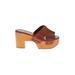 Robert Clergerie Mule/Clog: Brown Shoes - Women's Size 39