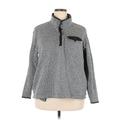 Eddie Bauer Fleece Jacket: Gray Jackets & Outerwear - Women's Size 2X