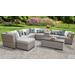 Florence 10 Piece Outdoor Wicker Patio Furniture Set 10b in Beige - TK Classics Florence-10B-Beige