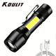 Rechargeable Ultra Bright Flashlight With Led Lamp Beads, Zoomable, 4 Lighting Modes For Camping And Hiking