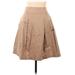 Zara Basic Casual Skirt: Tan Tortoise Bottoms - Women's Size Large