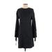 BP. Casual Dress - Sweater Dress: Gray Dresses - Women's Size Small